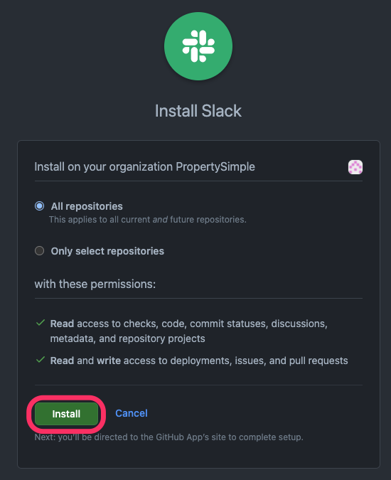 Install
