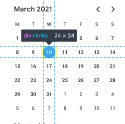 Google Calendar on mobile